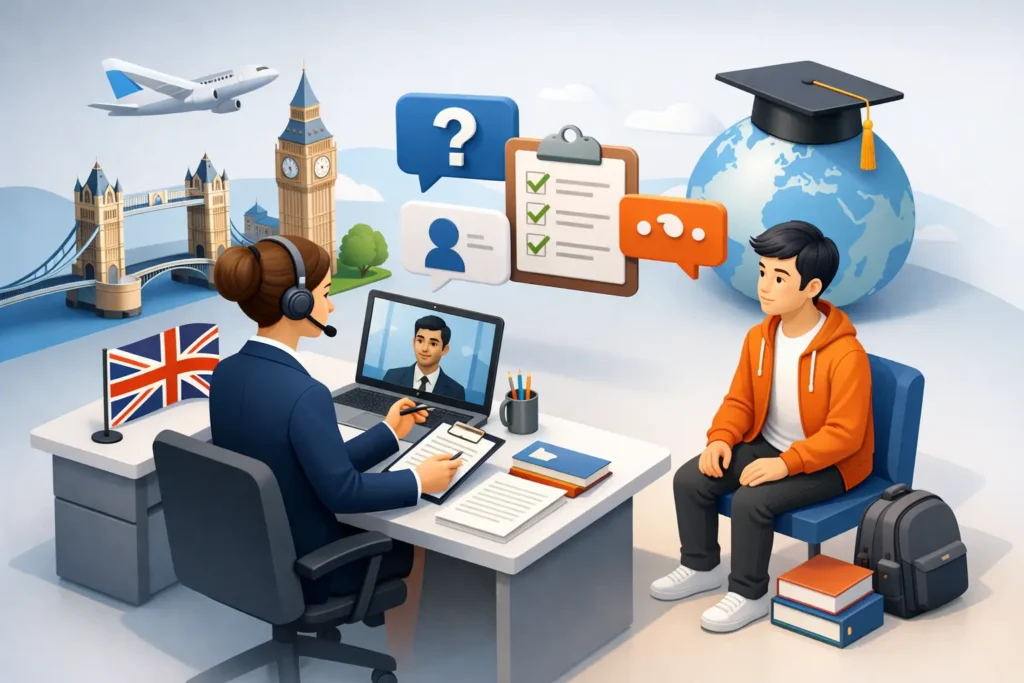 UKVI Credibility Interview Questionnaire for Student Visa
